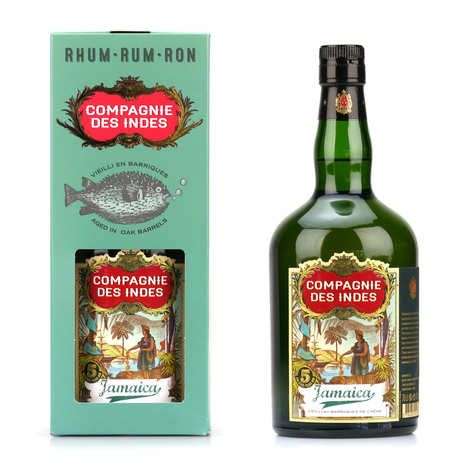 Rhum Compagnie Des Indes - Jamaique 5 ans - 70cl